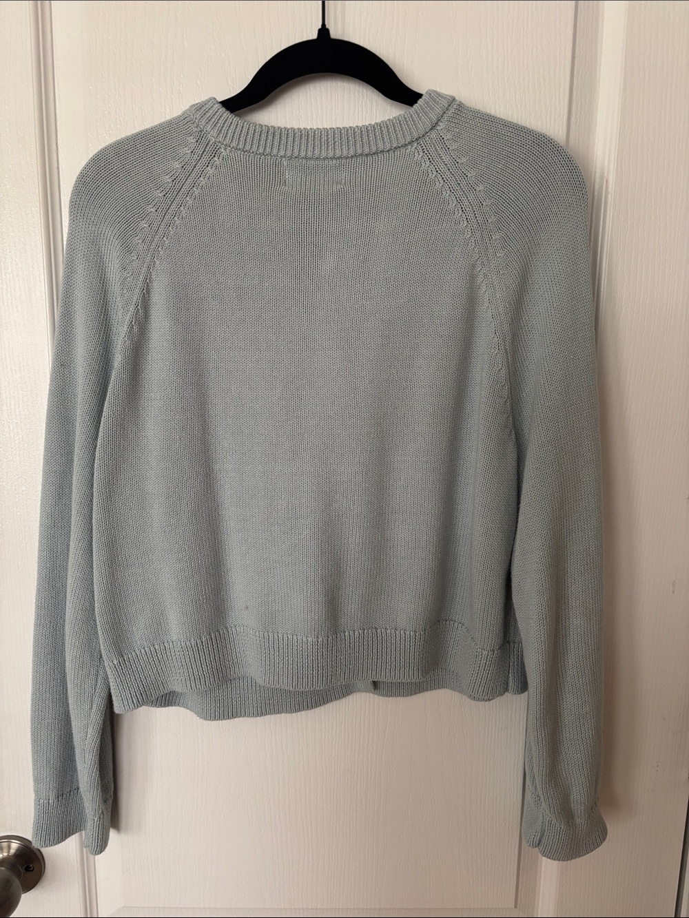 Universal Thread Pale Blue Button-Front Cropped Cardigan - Picture 5 of 5